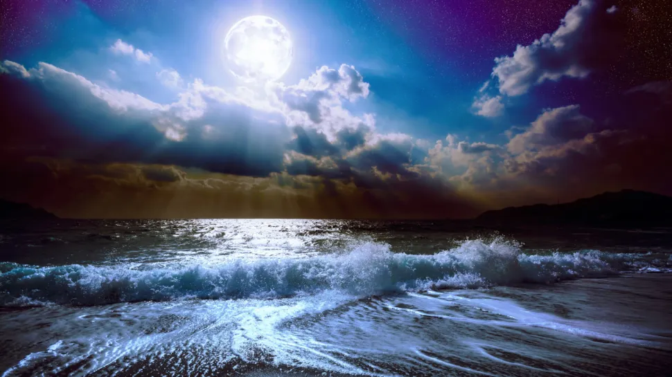 L'influenza della luna sugli oceani è reale. Ma che dire del vostro giardino? Foto di Numbersle7in / Goodfon