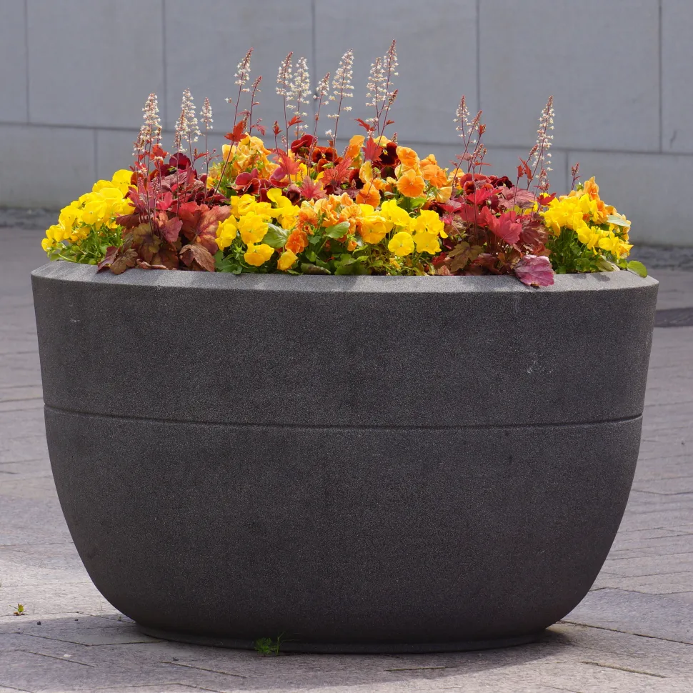 Betonnen pot