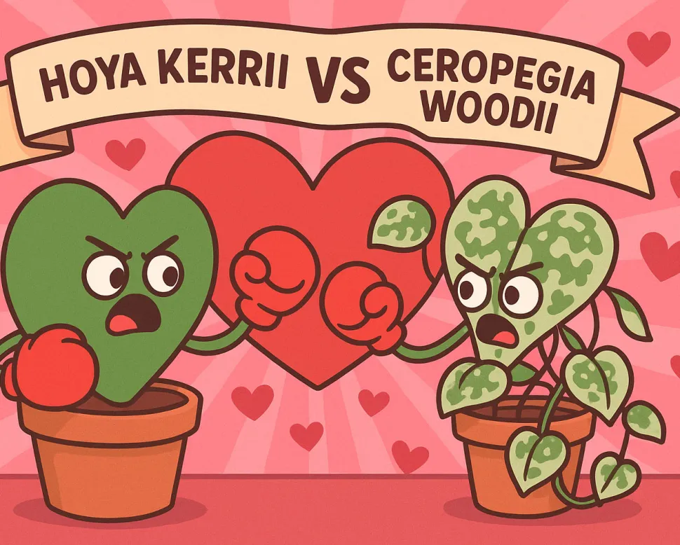 Hoya kerrii Herzkette Pflanzen Valentinstag