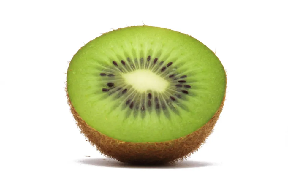 Green kiwi (Actinidia deliciosa)