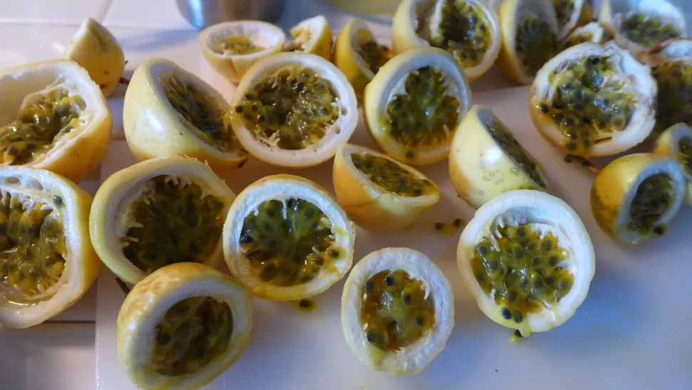 Gul grenadillafrugt