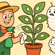 Illustration comment se débarrasser des cochenilles