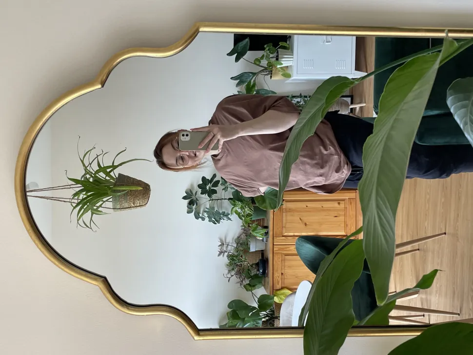 Piante tropicali in un salotto